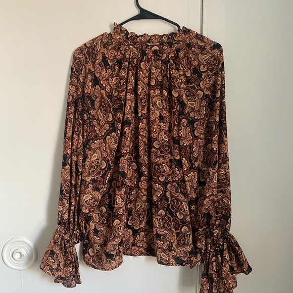 Target x Nili Lotan Paisley Print Long Sleeve Blouse - Picture 7 of 7